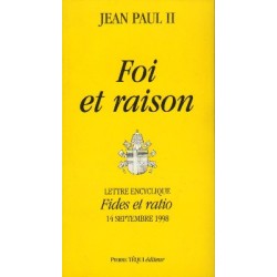 Foi et raison - Lettre...