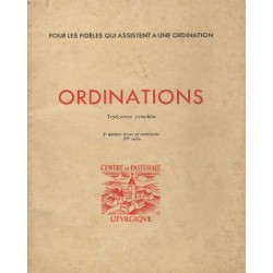 Ordinations - Pour les fidèles qui assistent à une ordination