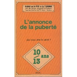 L'annonce de la puberté